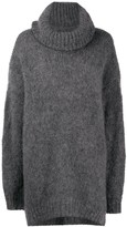 Thumbnail for your product : Isabel Marant Oversize Mohair-Wool Blend Roll-Neck Knit Jumper
