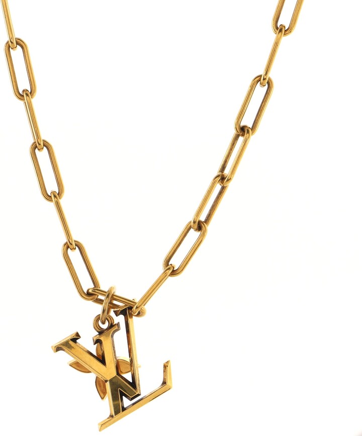 Louis Vuitton Flower Pendant Necklace - ShopStyle