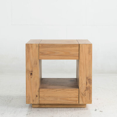 Latitude Run Table In Oak Finish - Construction With Thickened Tabletop Mobility And Storage Solutions Elegant Occasional Functional