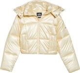 Thumbnail for your product : Alo Pearlized Pristine Crop Puffer Jacket