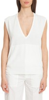 Thumbnail for your product : Semi-Couture Women's White Cotton Top