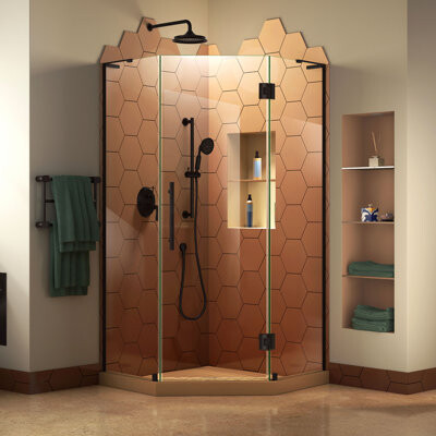 DreamLine Prism Plus 38" x 72" Neo-Angle Hinged Shower Enclosure
