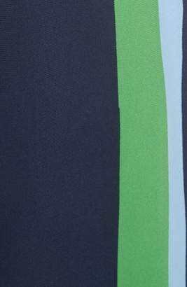 Tory Sport Tech Knit Colorblock Skirt