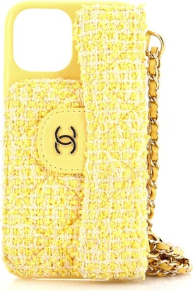 Chanel Camellia Flower iPhone 12 Case With Chain