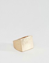 Thumbnail for your product : ICON BRAND Signet Ring In Gold