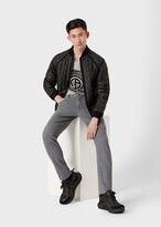 Thumbnail for your product : Giorgio Armani Five-pocket, slim-fit, stretch cotton-denim trousers