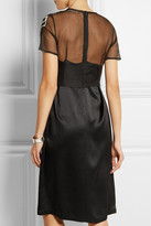 Thumbnail for your product : Michael Van Der Ham Becca embellished silk-organza and silk-cloqué dress
