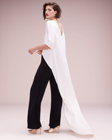 Thumbnail for your product : Carolina Herrera High-Low Cape Top