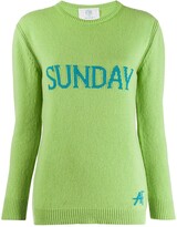 Thumbnail for your product : Alberta Ferretti Sunday intarsia jumper