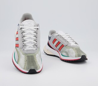 Ink Red Silver Metallic - Legacy Valerance Trainers ShopStyle adidas