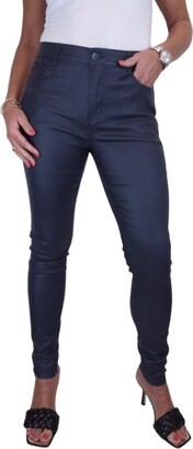 LAEMILIA Womens Fleece Lined Jeans Stretch Skinny Slim Thick Jeggings High  Waist Denim Long Pants - ShopStyle