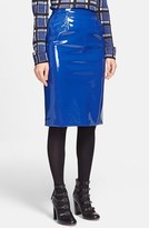 Thumbnail for your product : Marc by Marc Jacobs Plastic Pencil Skirt