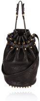 Thumbnail for your product : Alexander Wang Diego In Black Pebble Lamb With Antique Brass