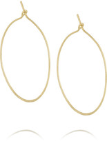 Thumbnail for your product : Brooke Gregson Hammered 18-karat gold earrings