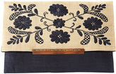 Thumbnail for your product : Mar y Sol Ellise Embroidered Raffia Clutch
