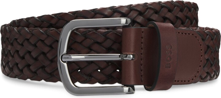 hugo boss woven belt