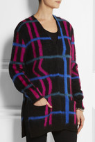 Thumbnail for your product : Kenzo Checked knitted cardigan