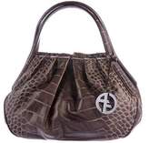 Thumbnail for your product : Giorgio Armani Embossed Leather Handle Bag