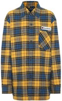 Thumbnail for your product : Acne Studios Checked cotton-flannel shirt