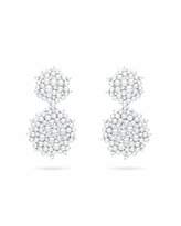 Thumbnail for your product : Paul Morelli Lagrange 18K Pearl & Diamond Small Double-Dangle Earrings