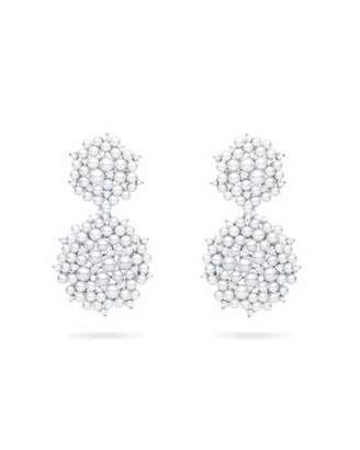 Paul Morelli Lagrange 18K Pearl & Diamond Small Double-Dangle Earrings