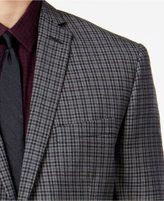Thumbnail for your product : Bar III Men's Charcoal Check Slim-Fit Jacket, Created for Macy's
