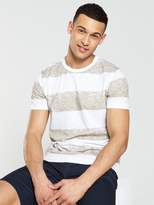Thumbnail for your product : Very Broken Stripe Printed Tee - White