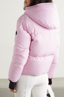 MONCLER GRENOBLE Allesaz Stretch-trimmed Quilted Shell Down Jacket - Pink