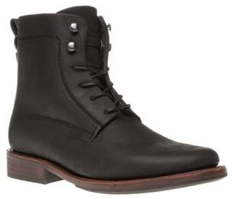 Sole New Mens Black Harden Leather Boots Lace Up