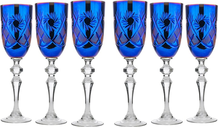 Fifth Avenue Medallion Stemless Wine Crystal Glass Set Of 6, 17 Oz, Various  Etched Patterns, Texture Goblet Cups, Glasses For Wine, Clear : Target