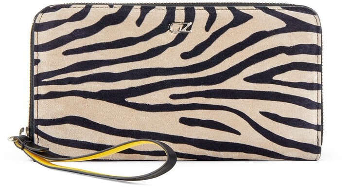 zebra print purses and wallets