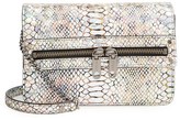 Thumbnail for your product : Milly 'Mini Hologram' Python Embossed Crossbody Bag
