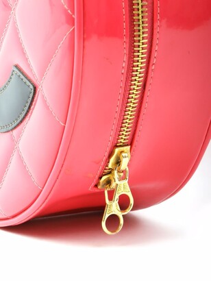 Chanel Pre-owned 1995 Diamond-Quilted CC Heart Handbag - Pink