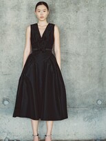 Thumbnail for your product : Self-Portrait Sleeveless Satin Midi Dress W/bows