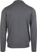 Thumbnail for your product : Fedeli Man Round-neck Pullover In Asphalt Grey Wool