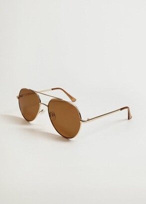 MANGO Aviator frame sunglasses