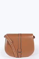 Thumbnail for your product : boohoo Laura Cross Body Saddle Bag