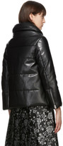 Thumbnail for your product : Comme des Garcons Black Faux-Leather Puffer Jacket