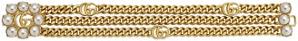 Gucci Pearl Double G layered bracelet