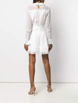 Thumbnail for your product : Self-Portrait sheer sleeve mini dress