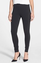 Thumbnail for your product : Elie Tahari 'Trina' Ponte Knit & Leather Pants