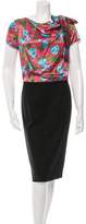 Thumbnail for your product : Nina Ricci Short Sleeve Midi Dress w/ Tags