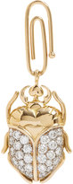 Thumbnail for your product : Aurélie Bidermann Fine Diamond & Gold Scarab Beetle Charm