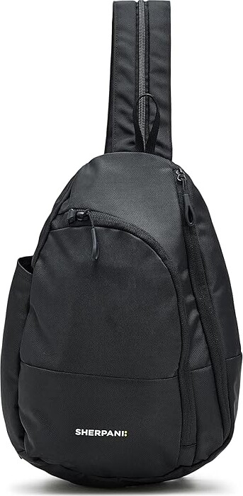 Sherpani Wayfarer Mini Convertible Pack Shoulder Handbags Raven, Polyester