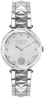 versace versus watch women's silver