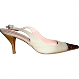 Thumbnail for your product : Atelier Mercadal Beige Leather Heels