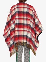 Thumbnail for your product : Gucci Reversible GG wool poncho