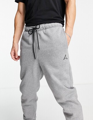 Jordan fleece jogger in grey - ShopStyle Trousers