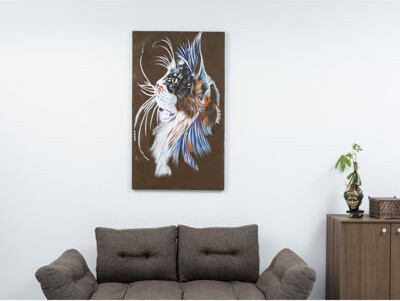 Latitude Run Wandela Wall Canvas Paintings 47'' X 27''