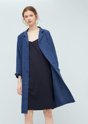 Mango Outlet Linen trench